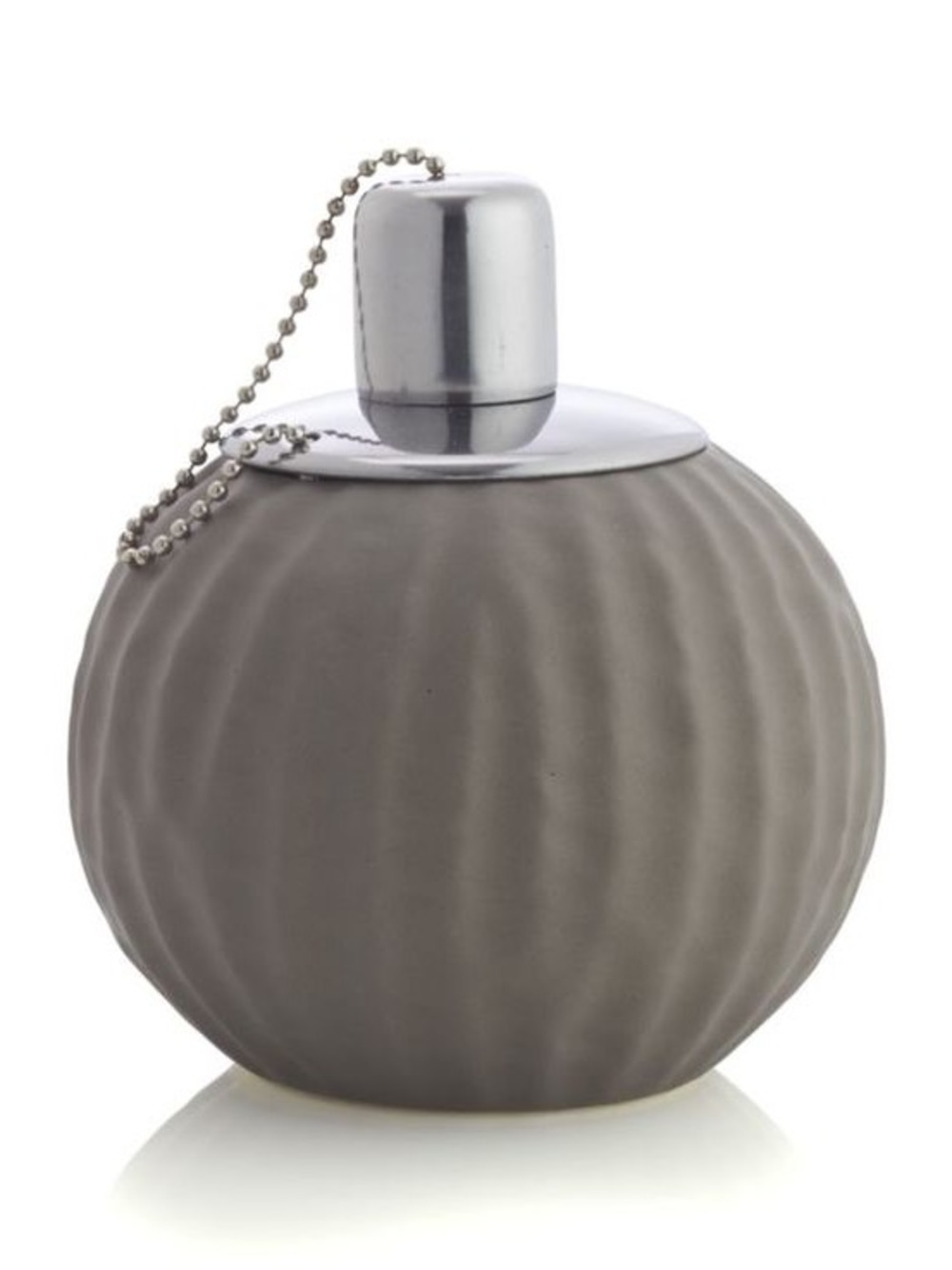 Crate & Barrel small gourd-shaped outdoor oil lamp. Never filled, never lit.